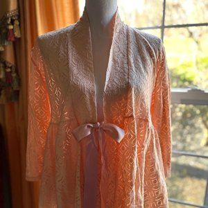 Pink High - Waist Lace Patterned Jacket